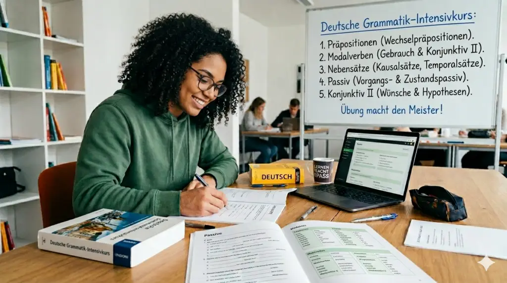 Deutsche Grammatik für den Aufnahmetest